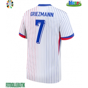 Frankrike Antoine Griezmann #7 Bortatröja EM 2024 Kortärmad